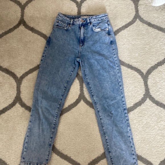 Vintage Acid Washed Mom Jeans - Picture 1 of 8